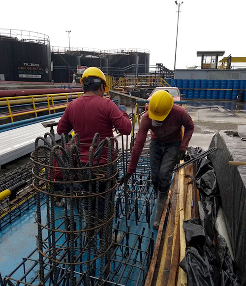 Fotografía de proyecto — Chevron — Cimentación y pilotaje