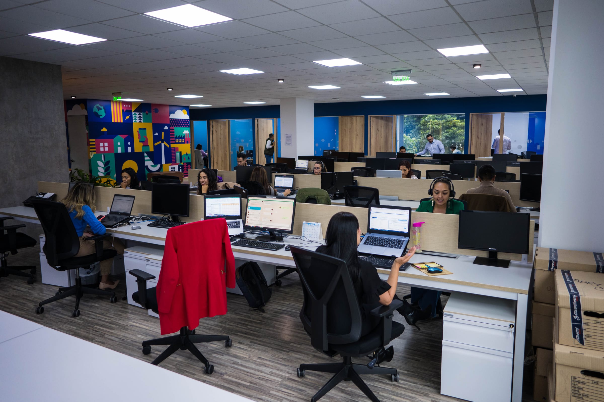 Área de trabajo Computrabajo 202 con ambientación verde — APLOSS