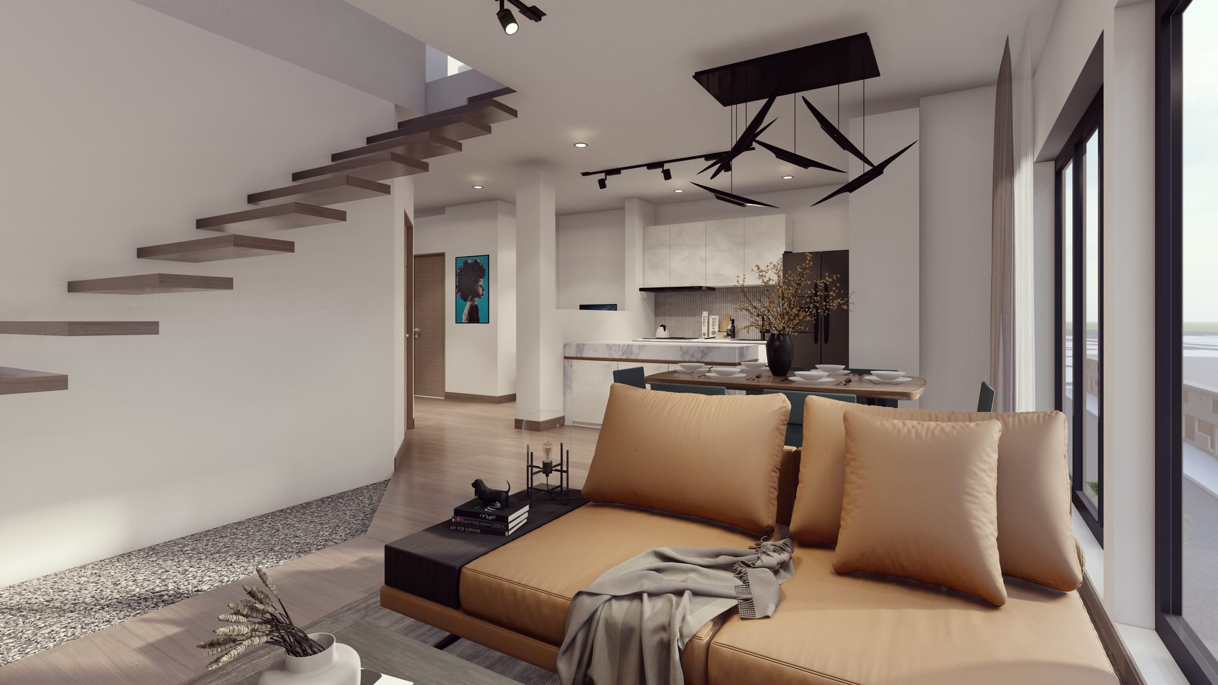 Visualización 3D interior proyecto Monalisa Agenciar — APLOSS Colombia